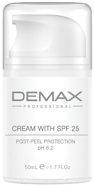 Demax Post-Peel Protection Cream with SPF25 (Постпилинговый защитный крем с SPF25), 50 мл
