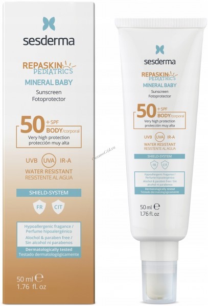 Sesderma Repaskin Pediatrics Mineral Baby Sunscreen SPF 50 (Крем солнцезащитный для детей), 50 мл