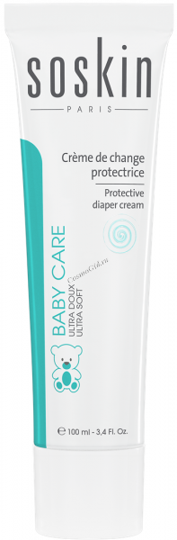 Soskin Baby Care Protective diaper cream (Детский ультра-мягкий защитный крем под подгузник)