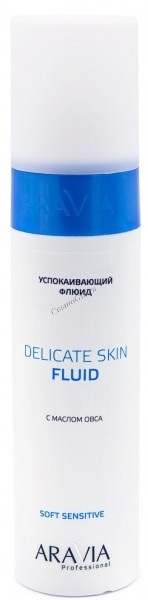 Aravia Professional Delicate Skin fluid (Флюид успокаивающий с маслом овса для лица и тела), 250 мл