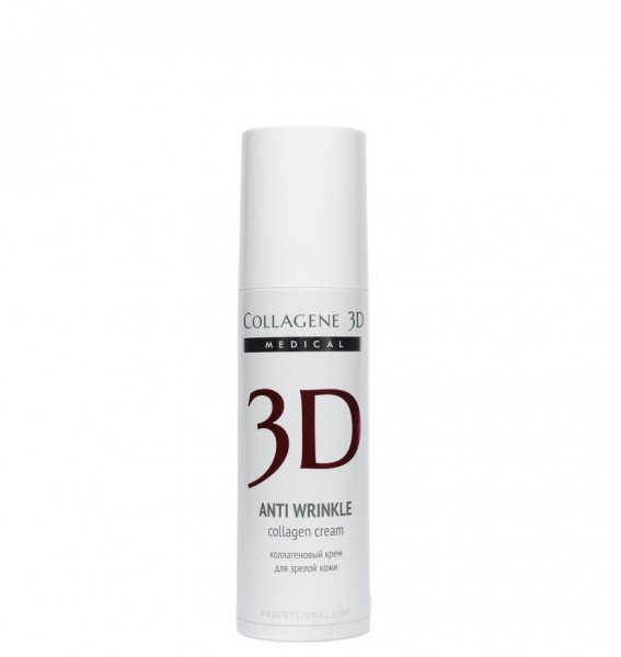 Collagene 3D Anti Wrinkle Collagen Cream (Крем для лица с плацентолью, коррекция возрастных изменений для зрелой кожи)