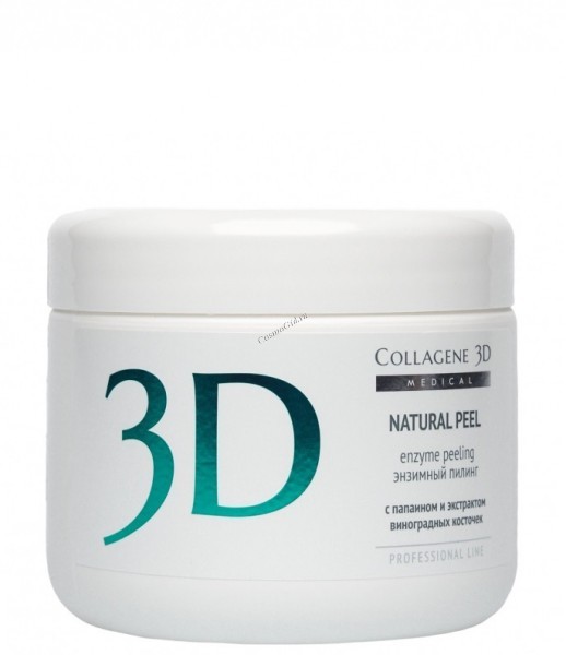 Medical Collagene 3D Natural Peel Enzyme Peeling (Энзимный пилинг для кожи с куперозом), 150 мл