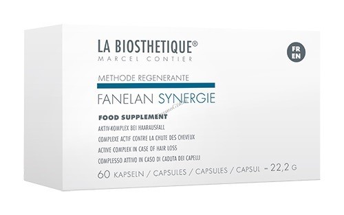 La biosthetique haircare methode regenerante fanelan synergie (Комплексная биодобавка для стимуляции роста), 60 капсул 