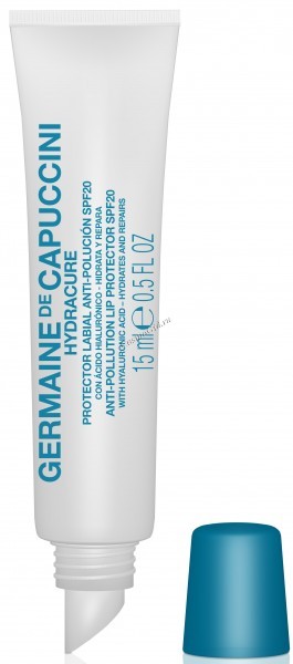 Germaine de Capuccini HydraCure anti-pollution lip protector spf20 (Увлажняющий бальзам для губ SPF20), 15 мл