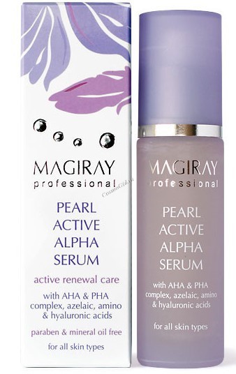 Magiray Pearl Active Alpha Serum АНА 10% (Жемчужный активный альфа серум), 30 мл