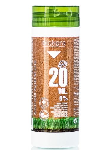 Salerm Biokera Natura Developer Oxidant Cream 20 VOL.6% (Оксидант в форме крема), 75 мл