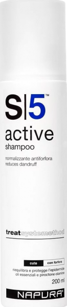 Napura S5 Active Shampoo (Трихологический шампунь от перхоти. Для нормальной кожи головы)