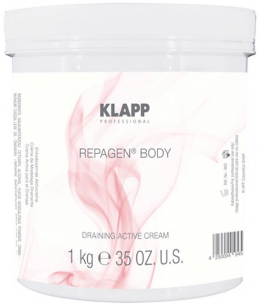 Klapp Repagen Body Draining Active Cream (Дренажный активный крем), 1 кг