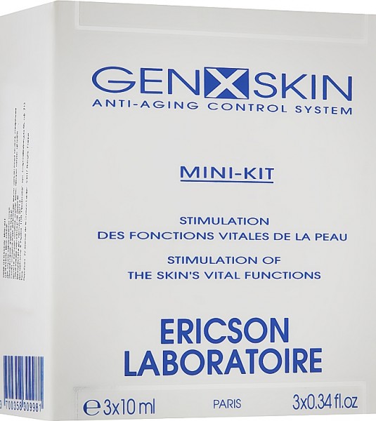Ericson laboratoire Mini-kit genxskin (Набор для ухода за кожей лица Мини-кит генэкскин), 3 шт по 10 мл