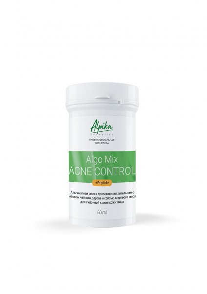 Альпика Algo Mix Acne Control (Альгинатная маска противовоспалительная с маслом чайного дерева и грязью мертвого моря для склонной к акне кожи лица)