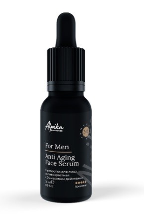 Альпика Anti Aging Face Serum For Men 24H (Сыворотка антивозрастная 24 часа), 15 мл