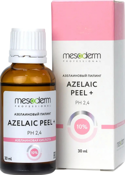 Mesoderm Azelaic Peel+ (Азелаиновый пилинг с салициловой кислотой и АНА - РНА комплексом), 30 мл