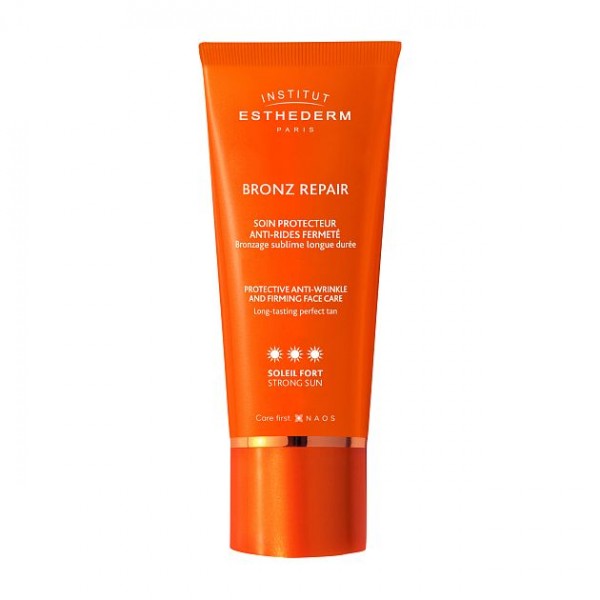 Institut Esthederm Bronz Repair Protective Anti-Wrinkle and Firming Face Care (Крем для лица, шеи и декольте при умеренном солнце «Бронз Репеа»), 50 мл