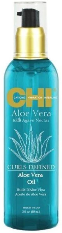 CHI Aloe Vera With Agave Nectar Curls Defined Oil (Масло для волос с экстрактом алоэ вера)