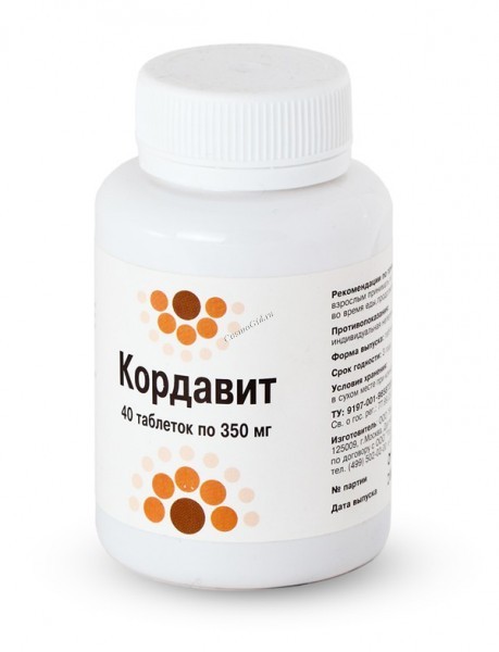 Кордавит (Профилактика заболеваний печени и желчевыводящих путей), 60 капсул