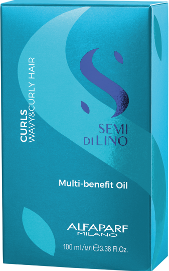 Alfaparf SDL Curls Multi-Benefit Oil (Масло мультифункциональное для кудрявых и вьющихся волос), 100 мл