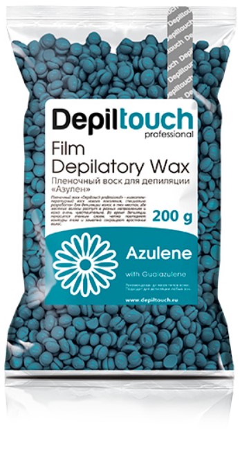 Depiltouch Professional Azulene Depilatory Wax (Натуральный пленочный воск с азуленом)