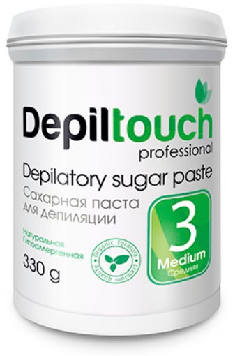 Depiltouch Professional Medium Depilatory Sugar Paste (Сахарная паста для депиляции №3 Средняя)