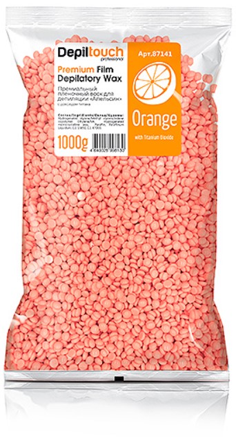 Depiltouch Professional Orange Premium Wax (Полимерный премиальный пленочный воск Orange)