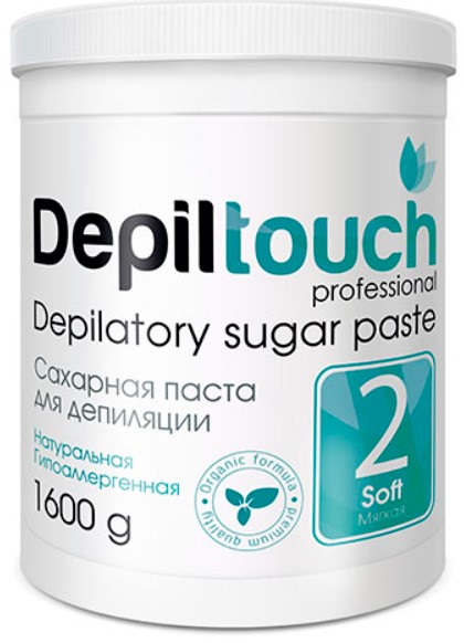 Depiltouch Professional Soft Depilatory Sugar Paste (Сахарная паста для депиляции №2 Мягкая)