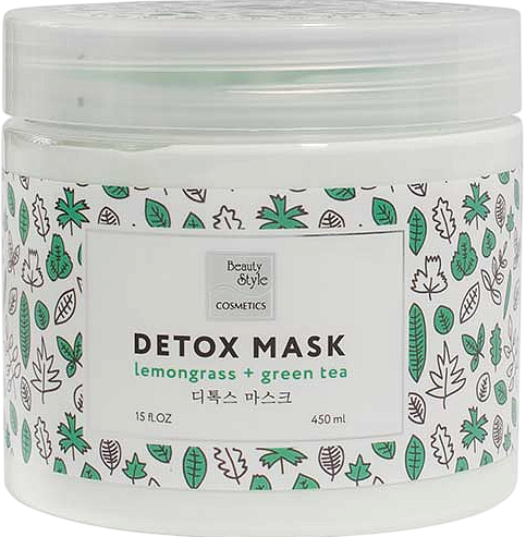 Beauty Style Detox Mask Lemongrass + Green Tea (Детокс очищающая маска «Лемонграсс и зелёный чай» для рук и ног), 450 мл
