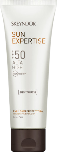 Skeyndor Dry Touch protective emulsion SPF50 (Эмульсия солнцезащитная быстросохнущая SPF50), 75 мл