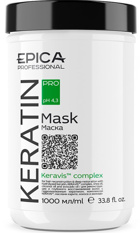 Epica Professional Keratin Pro Mask (Маска для реконструкции и глубокого восстановления волос)