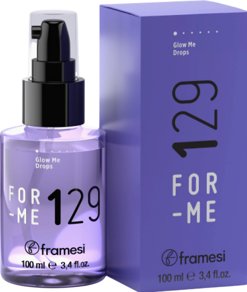 Framesi For-me 129 Glow Me Drops (Финишная сыворотка для блеска и шелковистости волос), 100 мл