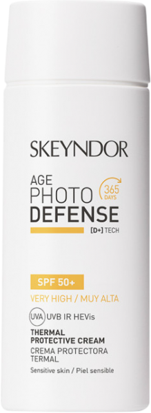 Thermal Protective Crema Sensitive Skin SPF50+ (Термальный солнцезащитный крем для лица SPF50+), 75 мл
