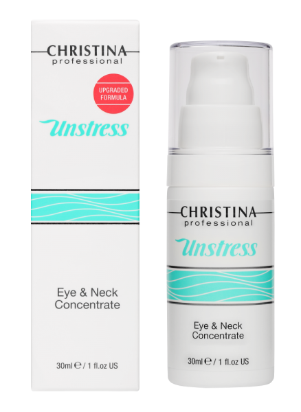 Christina Unstress Eye&Neck Concentrate (Концентрат для кожи вокруг глаз и шеи), 30 мл