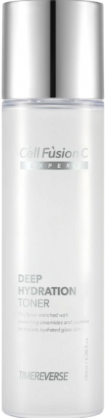 Cell Fusion C Time Reverse Deep Hydration Toner (Тоник для глубокого увлажнения с коллагеном), 180 мл
