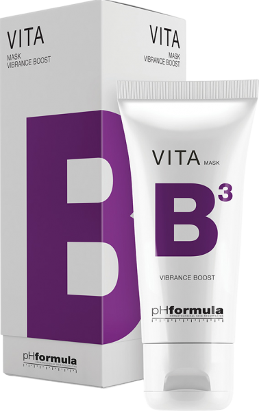 PHformula VITA B3 Vibrance Boost Mask (Увлажняющая успокаивающая маска с витамином В), 50 мл