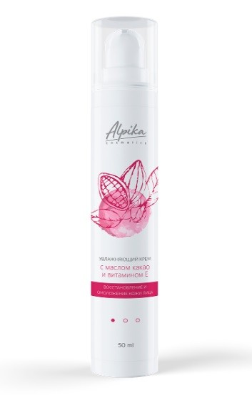 Альпика Увлажняющий крем с маслом какао и витамином Е, 50 мл