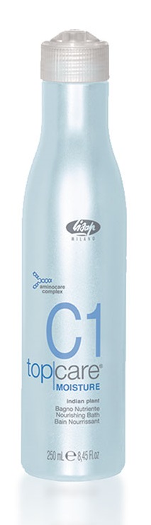 Lisap C1M Nourishing bath (питательный шампунь с экстрактом Индийского растения для нормальных и сухих волос)