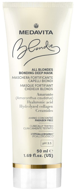 Medavita All Blondes Bonding Deep Mask (Укрепляющая маска для всех типов осветленных волос)
