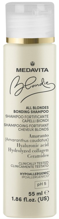 Medavita All Blondes Bonding Shampoo (Укрепляющий шампунь для всех типов осветленных волос)
