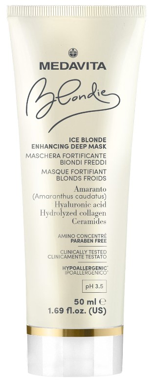 Medavita Ice Blonde Enhancing Deep Mask (Восстанавливающая маска для холодных блонд-оттенков)