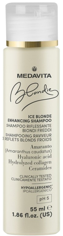 Medavita Ice Blonde Enhancing Shampoo (Восстанавливающий шампунь для холодных блонд-оттенков)