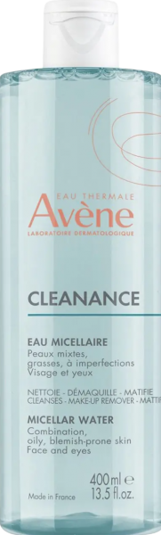 Avene Cleanance Micellar Water (Мицеллярная вода для жирной кожи склонной к акне)