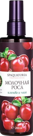 Spaquatoria (Молочная роса «Клюква и чага»), 200 мл