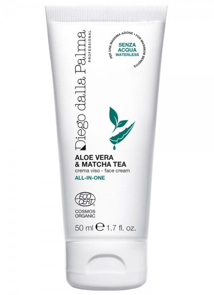 Diego dalla Palma Aloe Vera Matcha Tea Face Cream All-In-One (Мульти-активный крем с алоэ вера и матчей), 50 мл