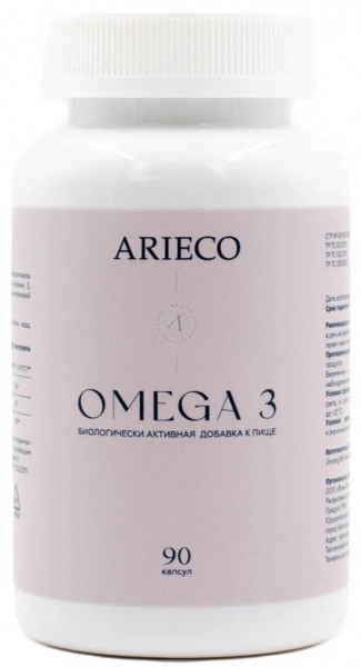 Arieco OMEGA 3 (Капсулы Омега-3), 90 капсул
