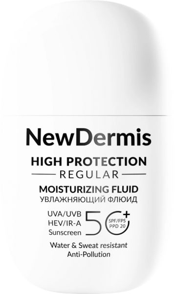 Hight Protection Regular Moisturing Fluid (Увлажняющий флюид SPF 50+ PPD20), 35 мл