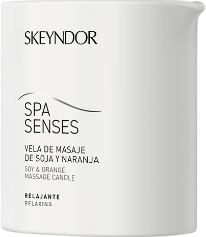 Spa Senses Soy & Coconut Massage Candle (Воск (свеча) на основе сои и кокосового масла для массажа), 1 шт