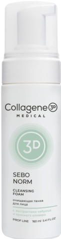 Sebo Norm Cleansing Foam (Очищающая пенка для жирной и проблемной кожи), 160 мл