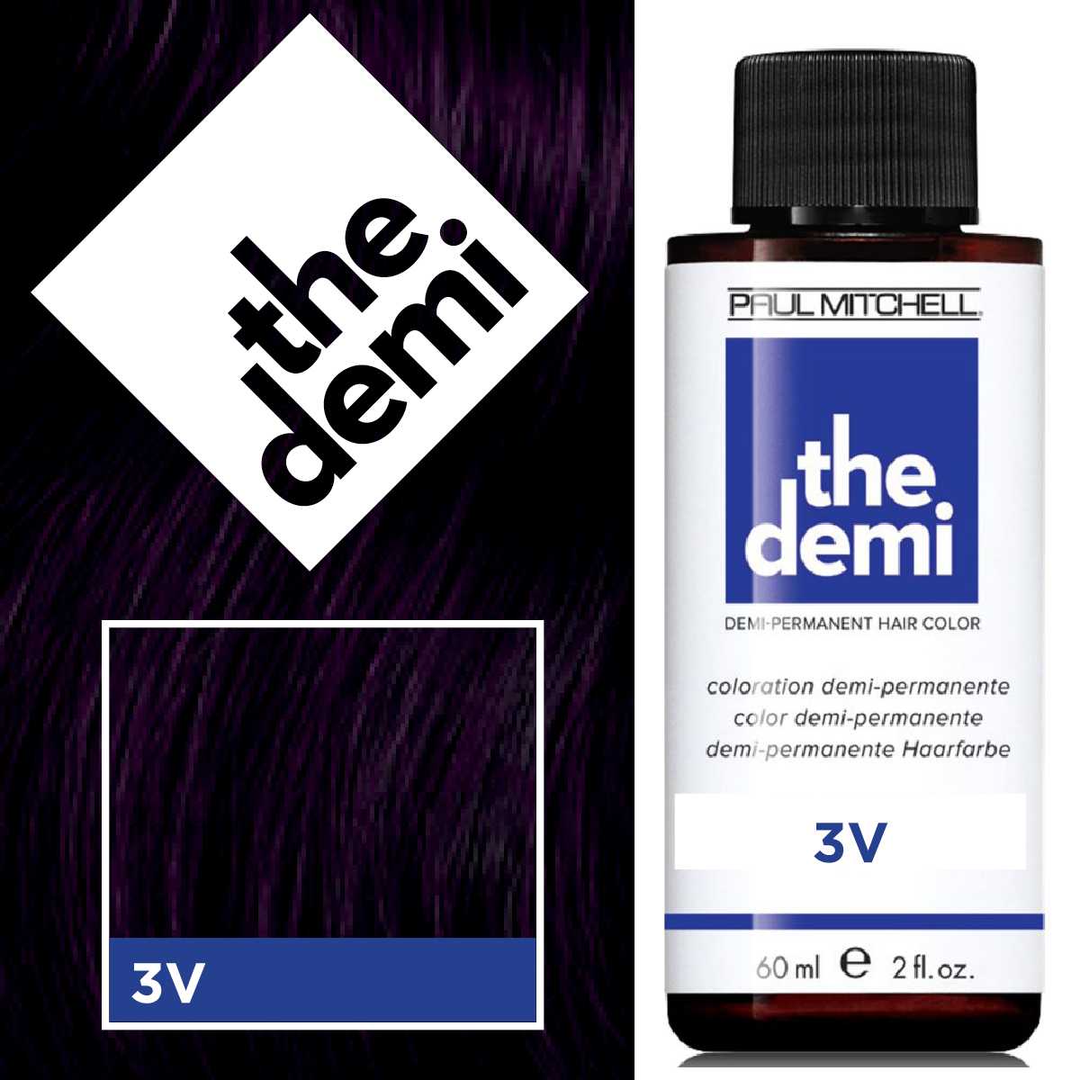 Paul Mitchell Demi-Permanent Hair Color (Полуперманентный краситель для мягкого тонирования), 60 мл