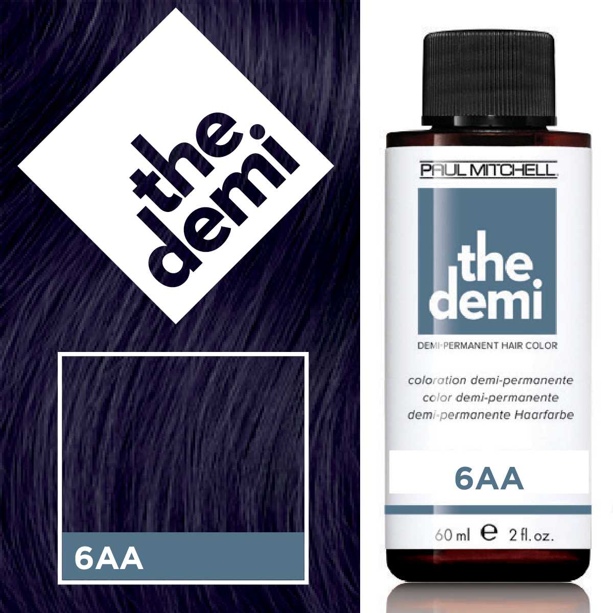 Paul Mitchell Demi-Permanent Hair Color (Полуперманентный краситель для мягкого тонирования), 60 мл