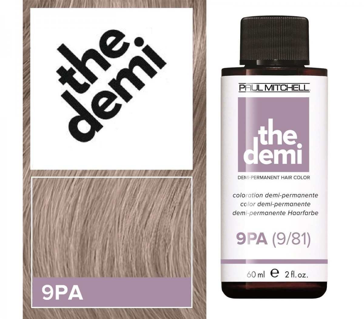 Paul Mitchell Demi-Permanent Hair Color (Полуперманентный краситель для мягкого тонирования), 60 мл
