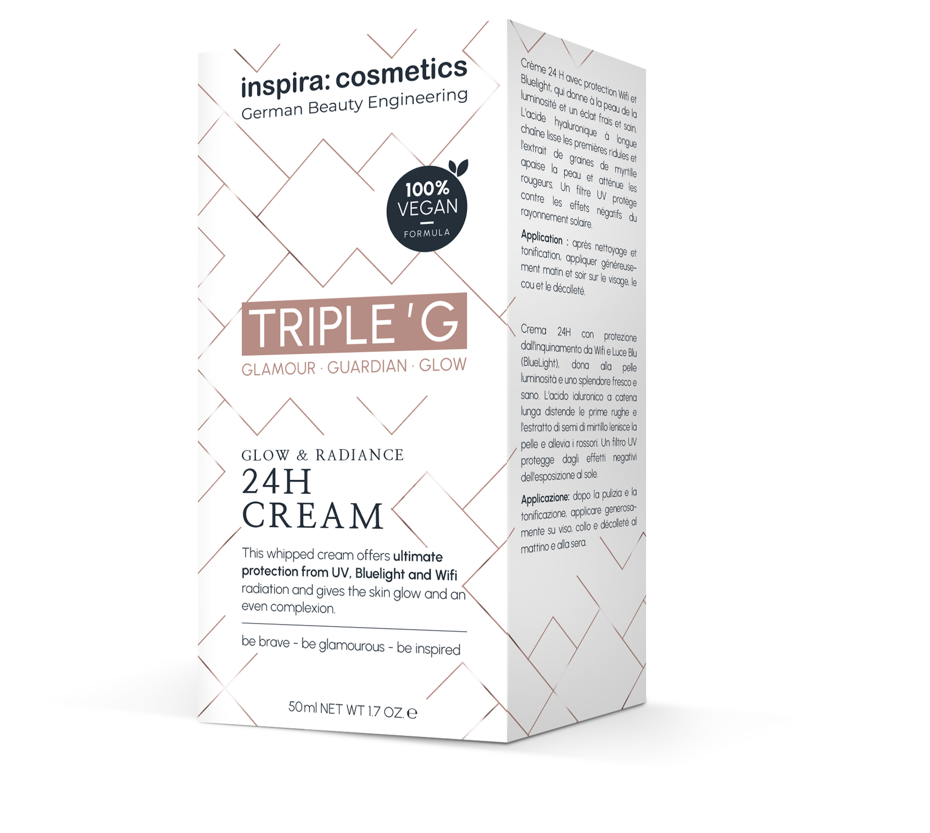 Inspira Glow & Radiance 24h Cream (Ревитализирующий 24-часовой крем для сияния кожи)