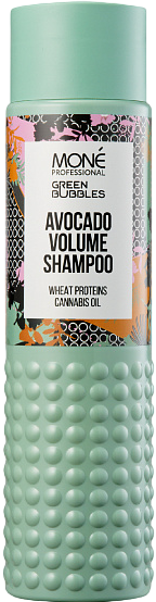 Mone Professional Green Bubbles Avocado Volume Shampoo (Шампунь для объема волос с маслом авокадо)